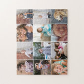 Personalisiertes Foto mit zwölf Fotos Puzzle (Vertikal)