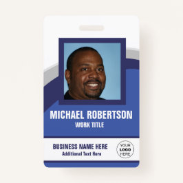 Personalisiertes Foto Mitarbeiter-Abzeichen Ausweis