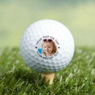 Personalisiertes Foto Moderne Golfbälle