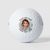 Personalisiertes Foto Modernes VorlagenGolfer erst Golfball (Vorderseite)