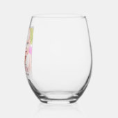 Personalisiertes Foto Mommy Weinglas Ohne Stiel (Links)