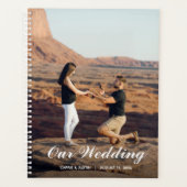 Personalisiertes Foto Monatliche Hochzeit Planer (Vorderseite)