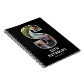 Personalisiertes Foto-Monogramm-Notizbuch Notizblock (Rechte Seite)