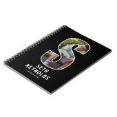 Personalisiertes Foto-Monogramm-Notizbuch Notizblock (Linke Seite)
