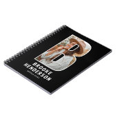 Personalisiertes Foto-Monogramm-Notizbuch Notizblock (Linke Seite)