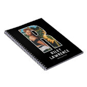 Personalisiertes Foto-Monogramm-Notizbuch Notizblock (Rechte Seite)
