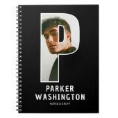 Personalisiertes Foto-Monogramm-Notizbuch Notizblock (Vorderseite)