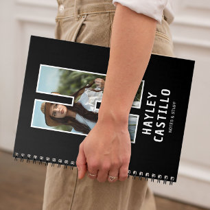 Personalisiertes Foto-Monogramm-Notizbuch Notizblock