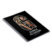 Personalisiertes Foto-Monogramm-Notizbuch Notizblock (Rechte Seite)