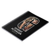 Personalisiertes Foto-Monogramm-Notizbuch Notizblock (Linke Seite)