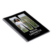 Personalisiertes Foto-Monogramm-Notizbuch Notizblock (Rechte Seite)