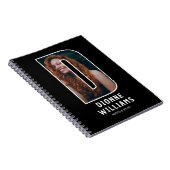 Personalisiertes Foto-Monogramm-Notizbuch Notizblock (Rechte Seite)