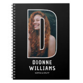 Personalisiertes Foto-Monogramm-Notizbuch Notizblock (Vorderseite)