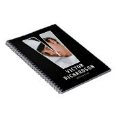 Personalisiertes Foto-Monogramm-Notizbuch Notizblock (Rechte Seite)