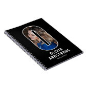 Personalisiertes Foto-Monogramm-Notizbuch Notizblock (Rechte Seite)