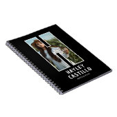 Personalisiertes Foto-Monogramm-Notizbuch Notizblock (Rechte Seite)