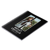 Personalisiertes Foto-Monogramm-Notizbuch Notizblock (Linke Seite)
