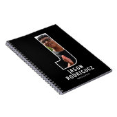 Personalisiertes Foto-Monogramm-Notizbuch Notizblock (Rechte Seite)