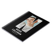 Personalisiertes Foto-Monogramm-Notizbuch Notizblock (Linke Seite)