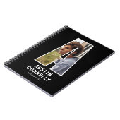 Personalisiertes Foto-Monogramm-Notizbuch Notizblock (Linke Seite)