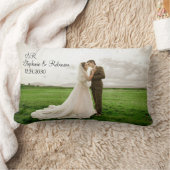 Personalisiertes Foto Monogrammiertes Geschenk Lendenkissen (Decke)