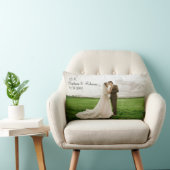 Personalisiertes Foto Monogrammiertes Geschenk Lendenkissen (Stuhl )