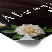 Personalisiertes Foto & Name | Individuelles Gesch Poster (Ecke)