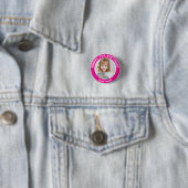 Personalisiertes Foto, Name und Alter Geburtstag K Button (Beispiel)