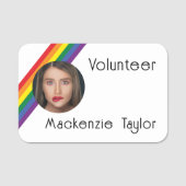 Personalisiertes Foto Namensschild (Vorderseite)