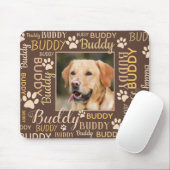 Personalisiertes Foto nennt | Hund Mousepad (Mit Mouse)