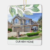 Personalisiertes Foto Neue Zuhause Keramikornament (Links)