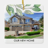 Personalisiertes Foto Neue Zuhause Keramikornament (Vorderseite)