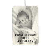 Personalisiertes Foto Niedliches Zitat Sprichwort  Autolufterfrischer (Vorderseite)