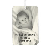 Personalisiertes Foto Niedliches Zitat Sprichwort  Autolufterfrischer (Rückseite)