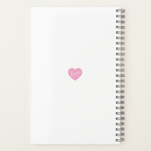 "Personalisiertes Foto-Notebook Notizblock (Rückseite)