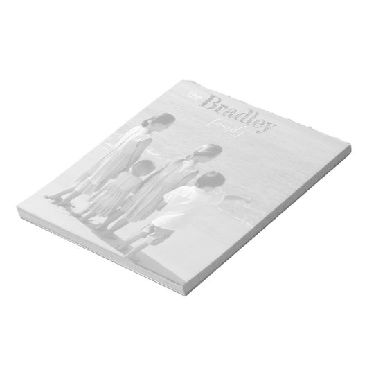 Personalisiertes Foto Notepad 5.5" x 6" Foto 2 Notizblock (Rotiert)