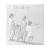 Personalisiertes Foto Notepad 5.5" x 6" Foto 2 Notizblock (Vorderseite)