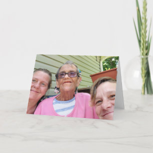Personalisiertes Foto - nur mal Hallo sagen Karte
