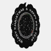 PERSONALISIERTES FOTO, NUR WEIHNACHTEN, GLÜCKLICH ORNAMENT KARTE (Rechts)