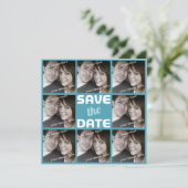 Personalisiertes Foto Octet Save the Date (Stehend Vorderseite)