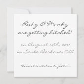 Personalisiertes Foto Octet Save the Date (Rückseite)