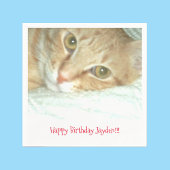 Personalisiertes Foto oder Bild, Nachrichtenpapier Serviette