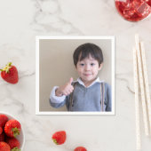 Personalisiertes Foto oder Bild Serviette (Beispiel)