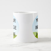 Personalisiertes Foto oder Logo | Maßgeschneiderte Jumbo-Tasse (Vorderseite)
