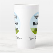Personalisiertes Foto oder Logo | Maßgeschneiderte Milchtasse (Vorderseite)