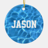 Personalisiertes Foto oder Tauchen Keramik Ornament (Vorne)