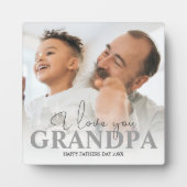 Personalisiertes Foto Opa Fotoplatte (Vorderseite)