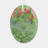 Personalisiertes Foto Ornament Aus Glas (Vorderseite links)