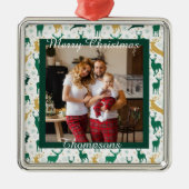 Personalisiertes Foto Ornament Aus Metall (Vorne)