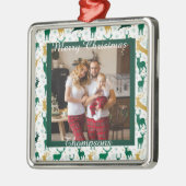 Personalisiertes Foto Ornament Aus Metall (Links)